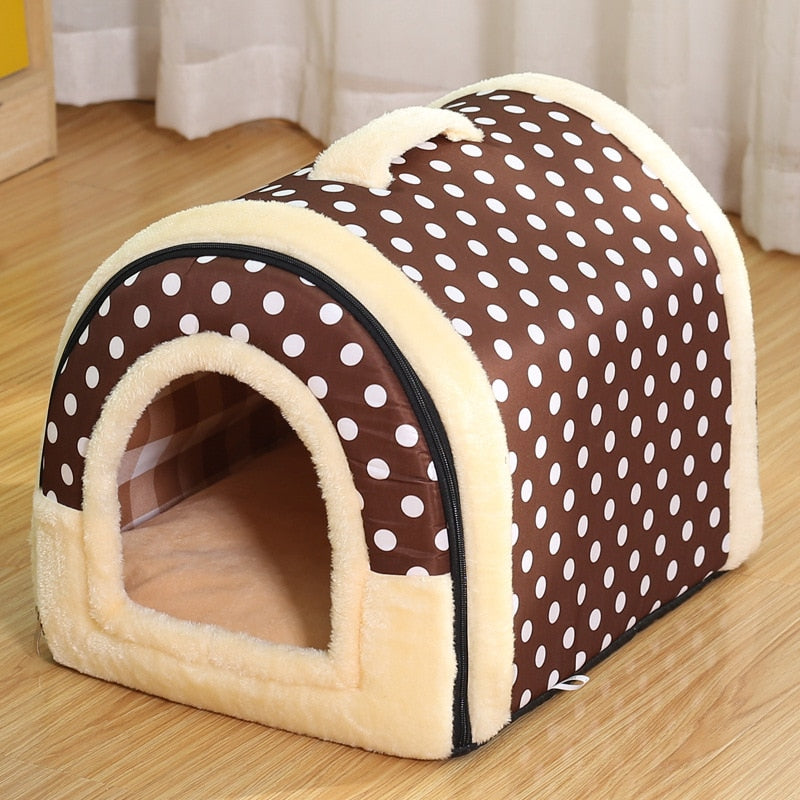 Indoor Dog House Soft Cozy Dog Cave