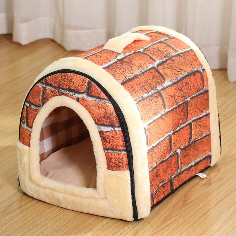 Indoor Dog House Soft Cozy Dog Cave