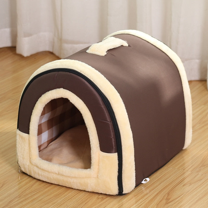 Indoor Dog House Soft Cozy Dog Cave