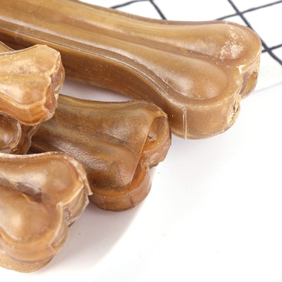 Durable Real Cowhide Bone Treat For Dogs