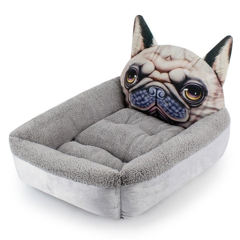 Benepaw 3D Shar Pei Sofa Bed Dog