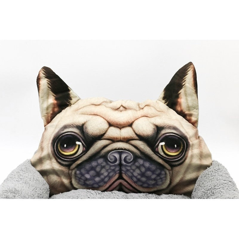 Benepaw 3D Shar Pei Sofa Bed Dog