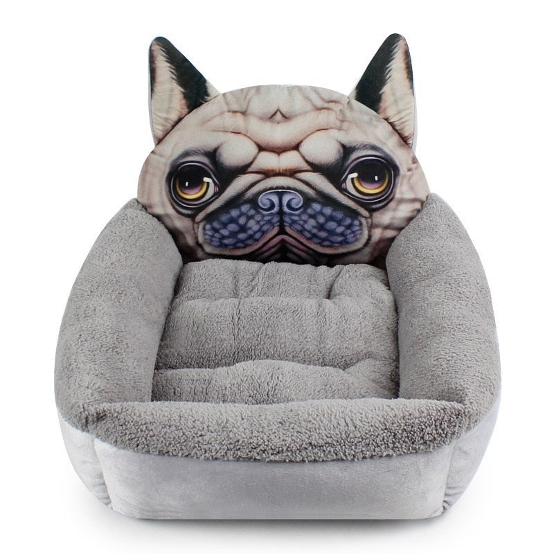 Benepaw 3D Shar Pei Sofa Bed Dog