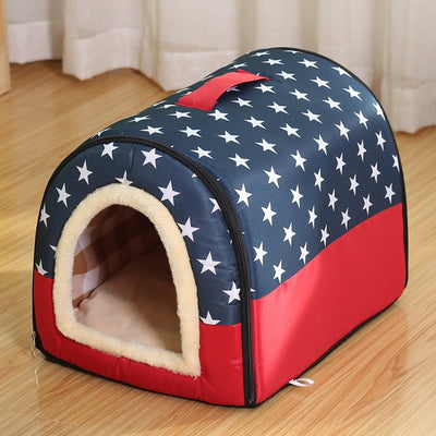 Indoor Dog House Soft Cozy Dog Cave