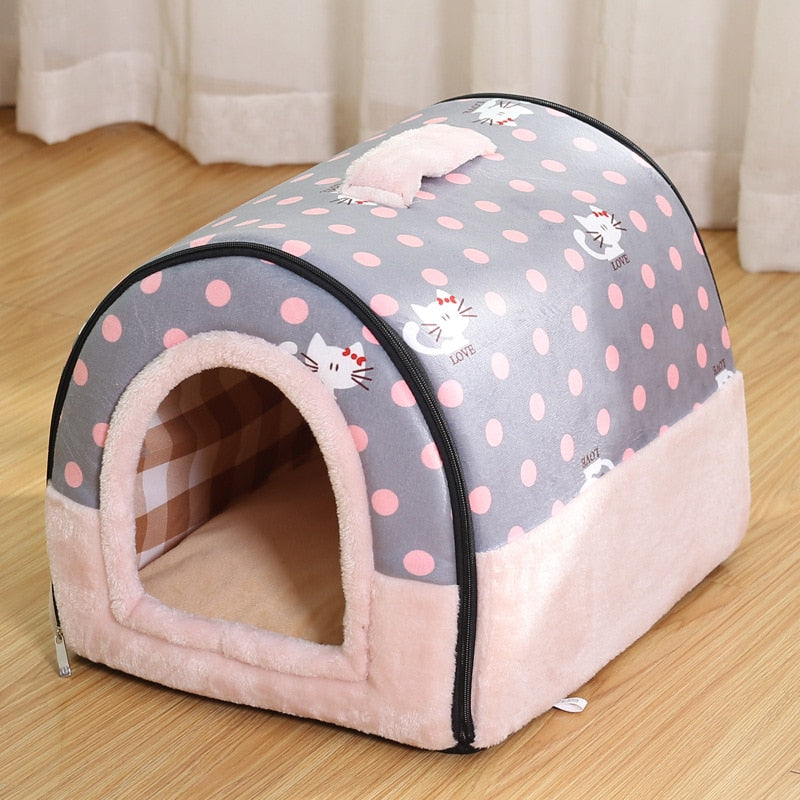 Indoor Dog House Soft Cozy Dog Cave