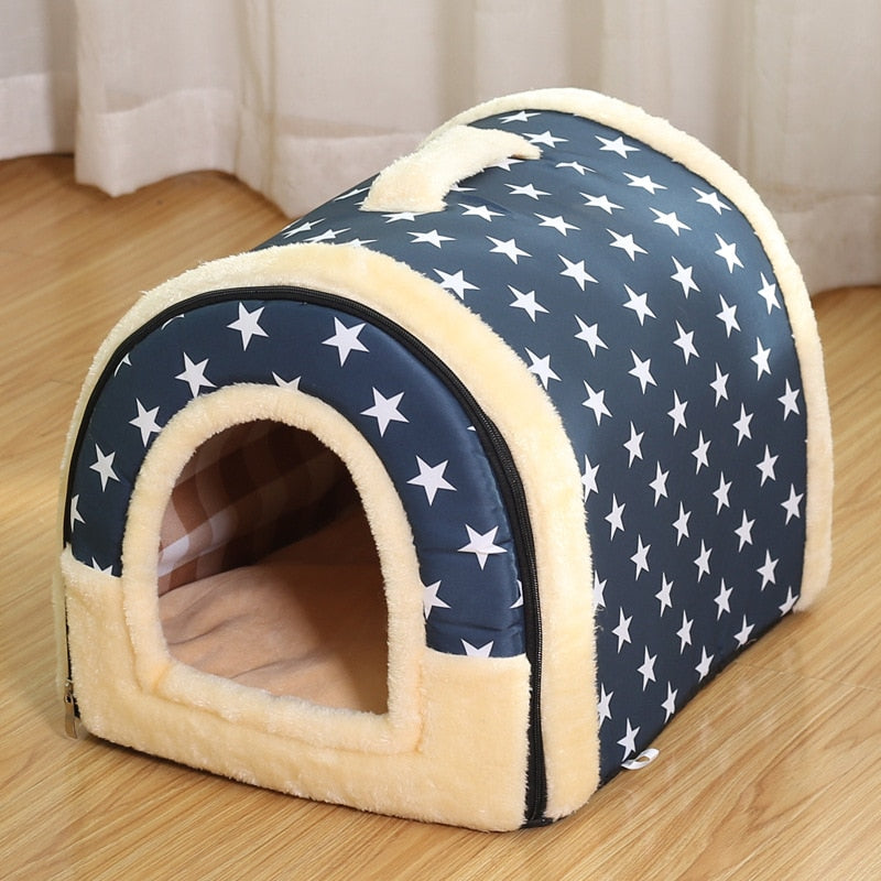 Indoor Dog House Soft Cozy Dog Cave