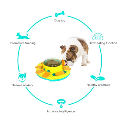 Dog Puzzle Toys Press Slow Feeder