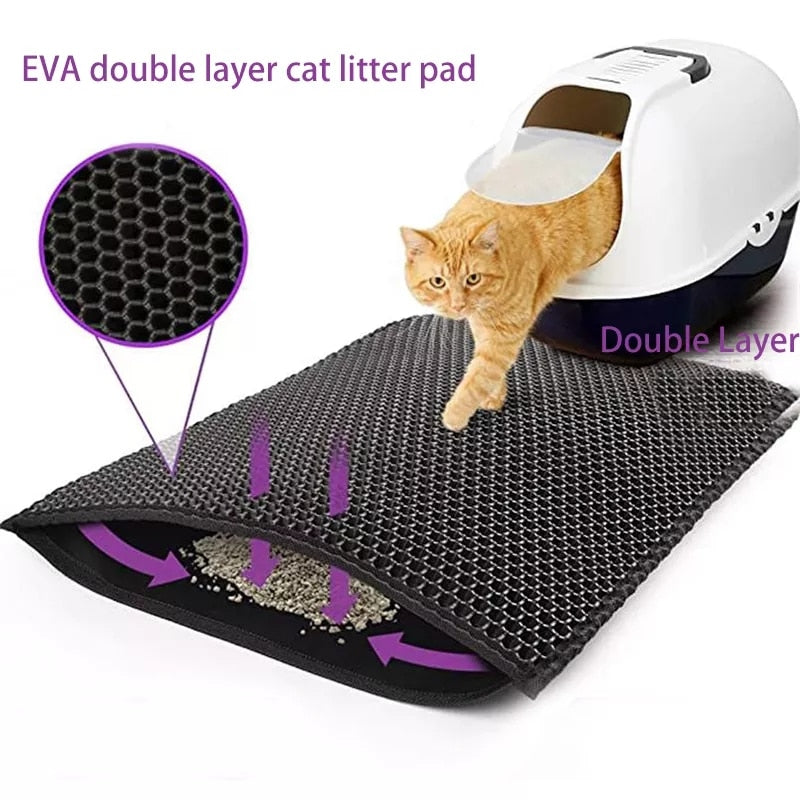 Cat Litter Pad Waterproof Non-slip Sand Basin Filter