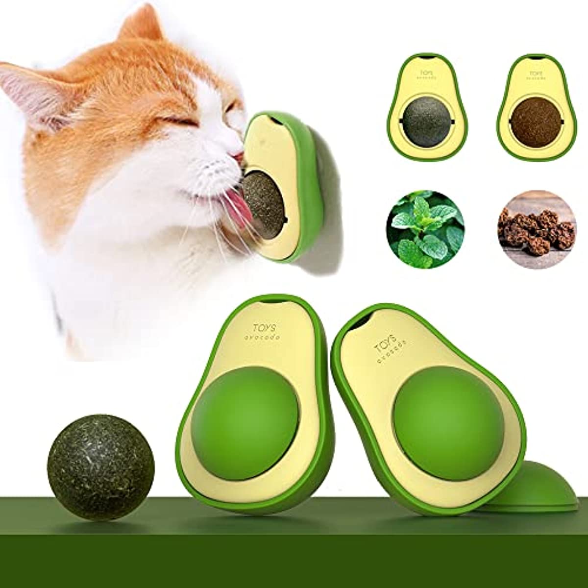 Avocado Catnip Wall Ball For Cat