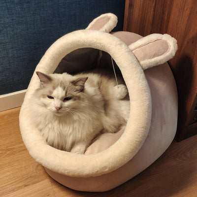 Winter Cat Bed Plush