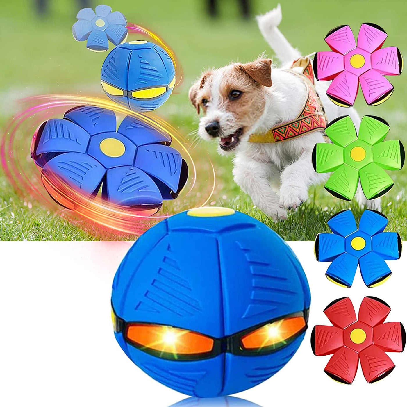 Dog Toy Magic Flying Saucer Ball
