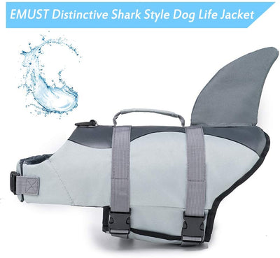 Dog Life Jacket Ripstop Dog Lifesaver Shark Vests