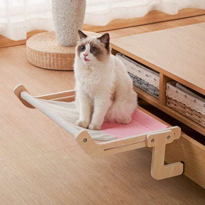 Hanging Wooden Cat Bed