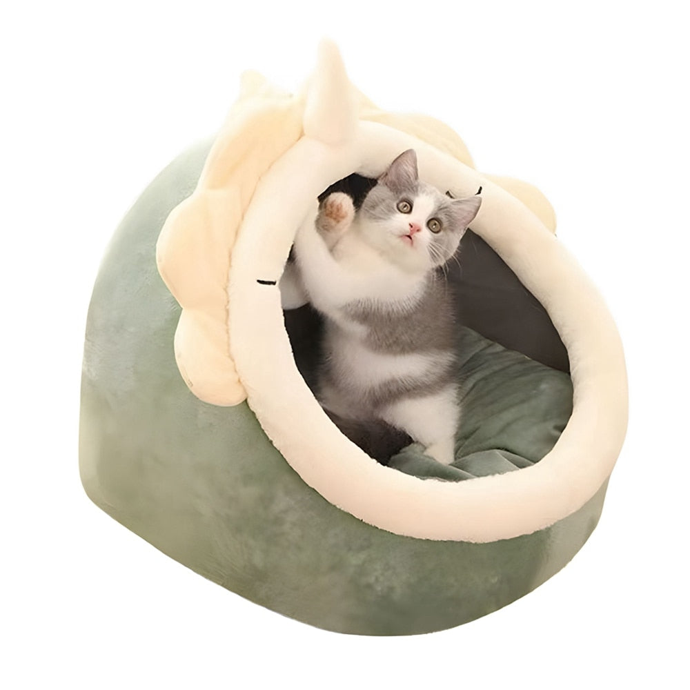 Winter Cat Bed Plush