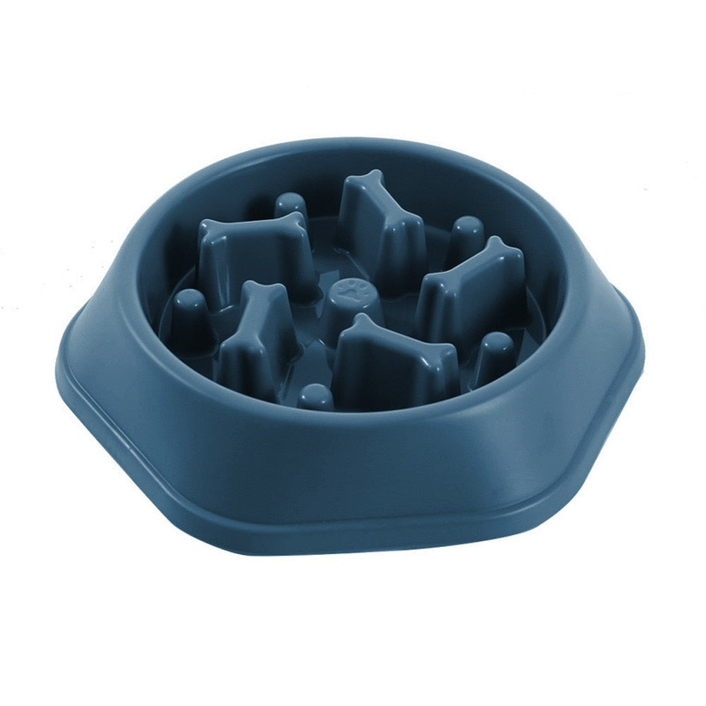 Dog Food Bowl  Slow Down Eating Feeder