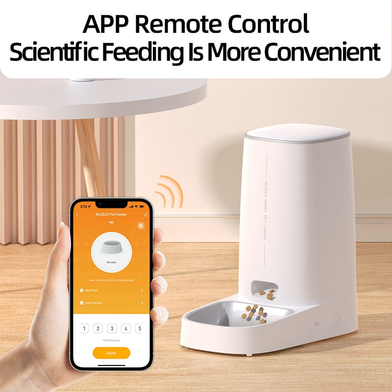 ROJECO Smart Automatic Cat Feeder