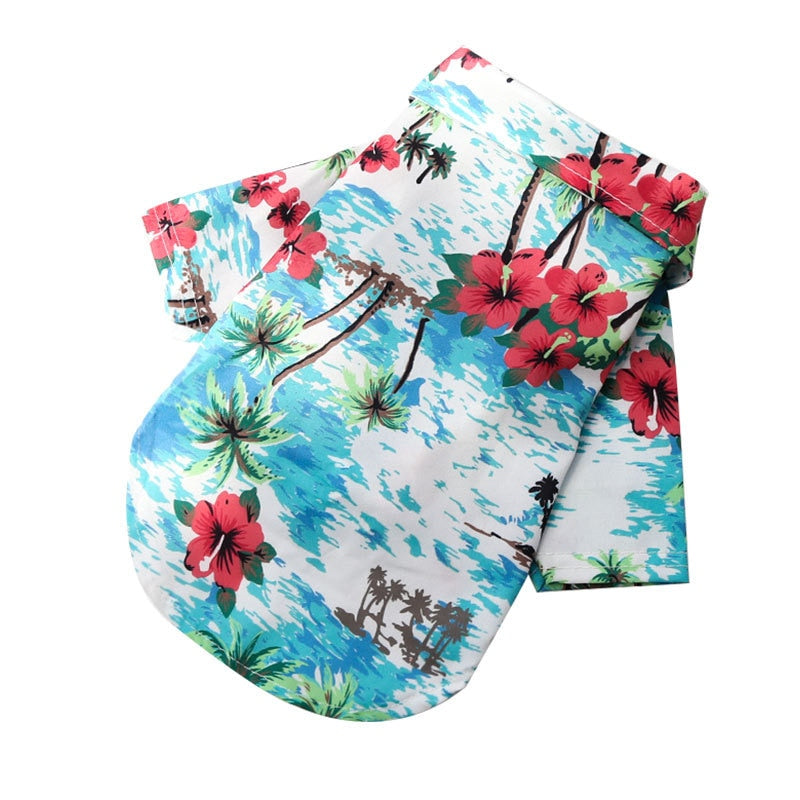 Hawaiian Style Dog Shirt Summer