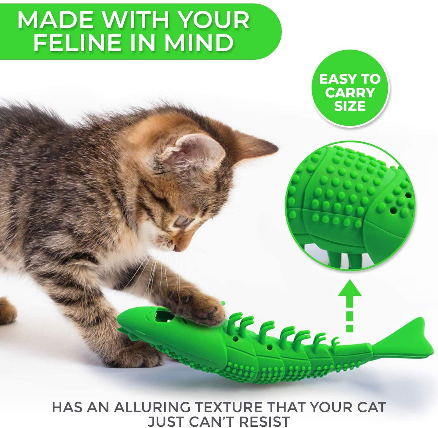 Cat Toothbrush Toy