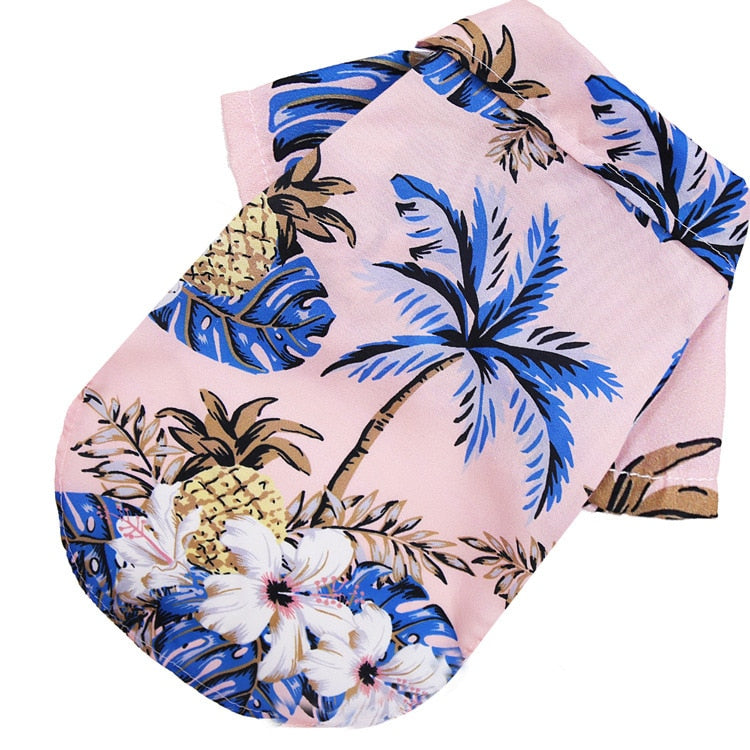 Hawaiian Style Dog Shirt Summer