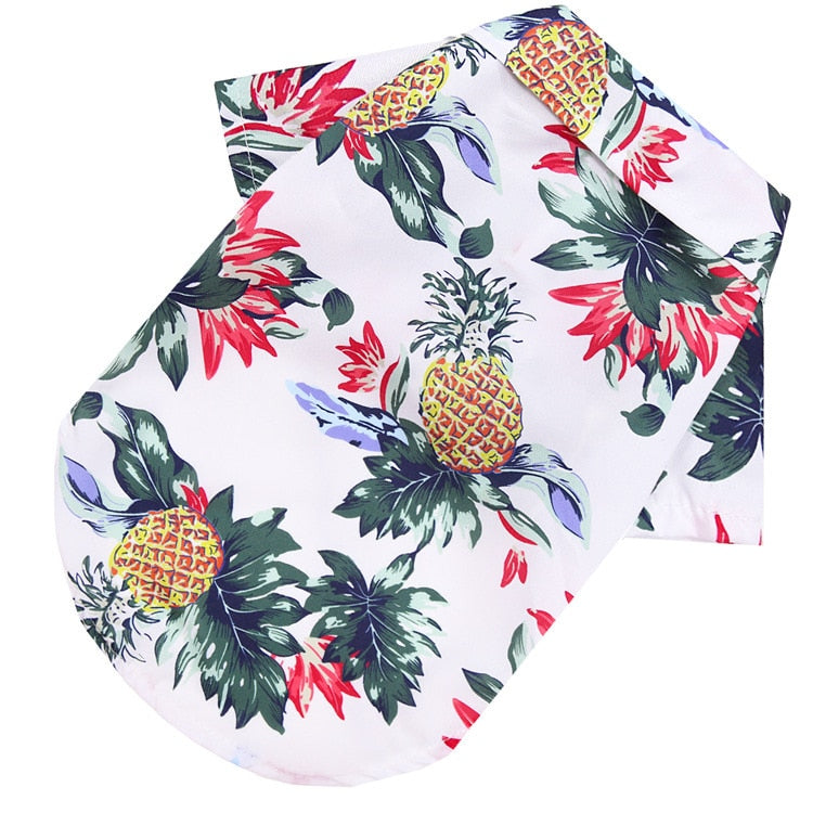 Hawaiian Style Dog Shirt Summer