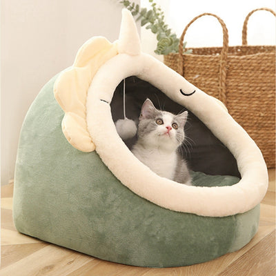 Winter Cat Bed Plush