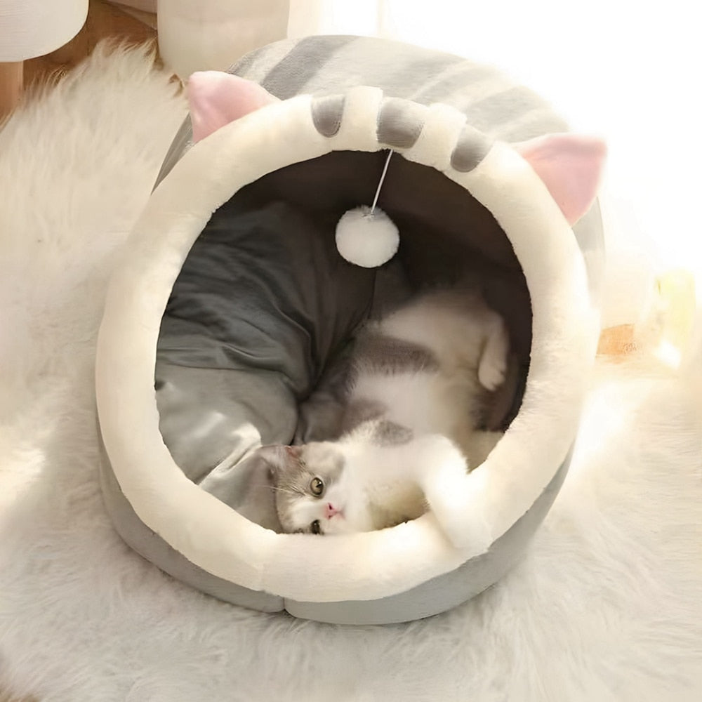 Winter Cat Bed Plush