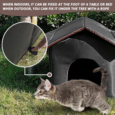 Dog Bed Waterproof Canvas Roof Bed for Dog And Cat