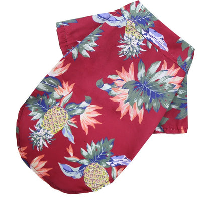 Hawaiian Style Dog Shirt Summer