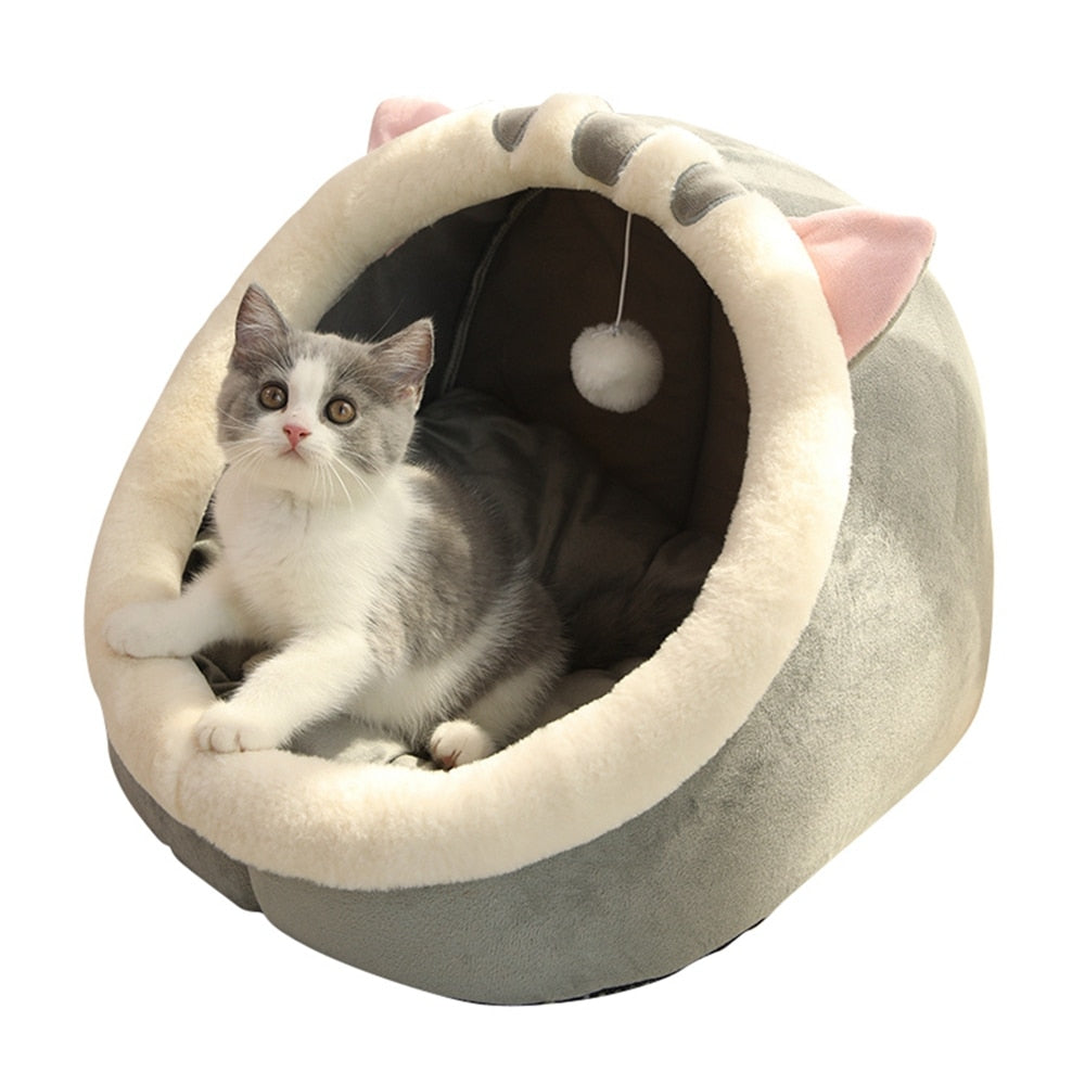 Winter Cat Bed Plush