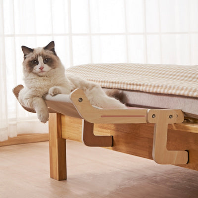 Hanging Wooden Cat Bed