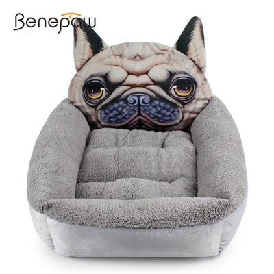 Benepaw 3D Shar Pei Sofa Bed Dog