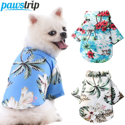 Hawaiian Style Dog Shirt Summer