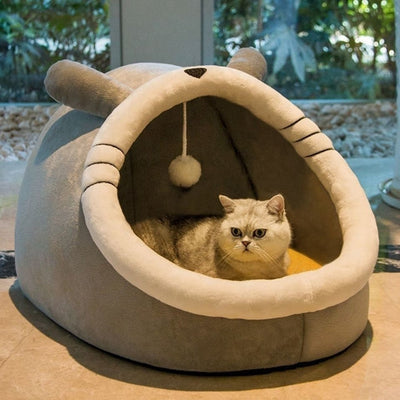 Winter Cat Bed Plush