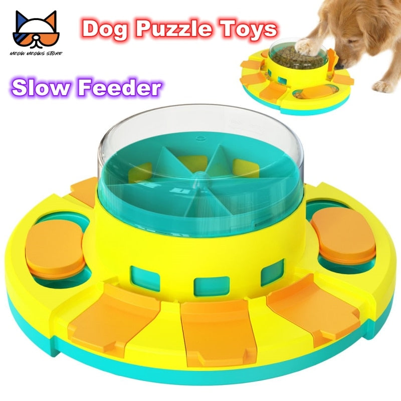 Dog Puzzle Toys Press Slow Feeder