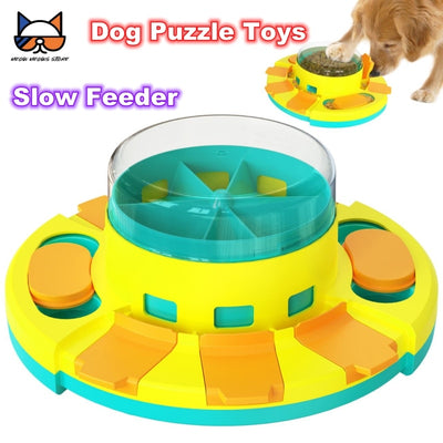 Dog Puzzle Toys Press Slow Feeder