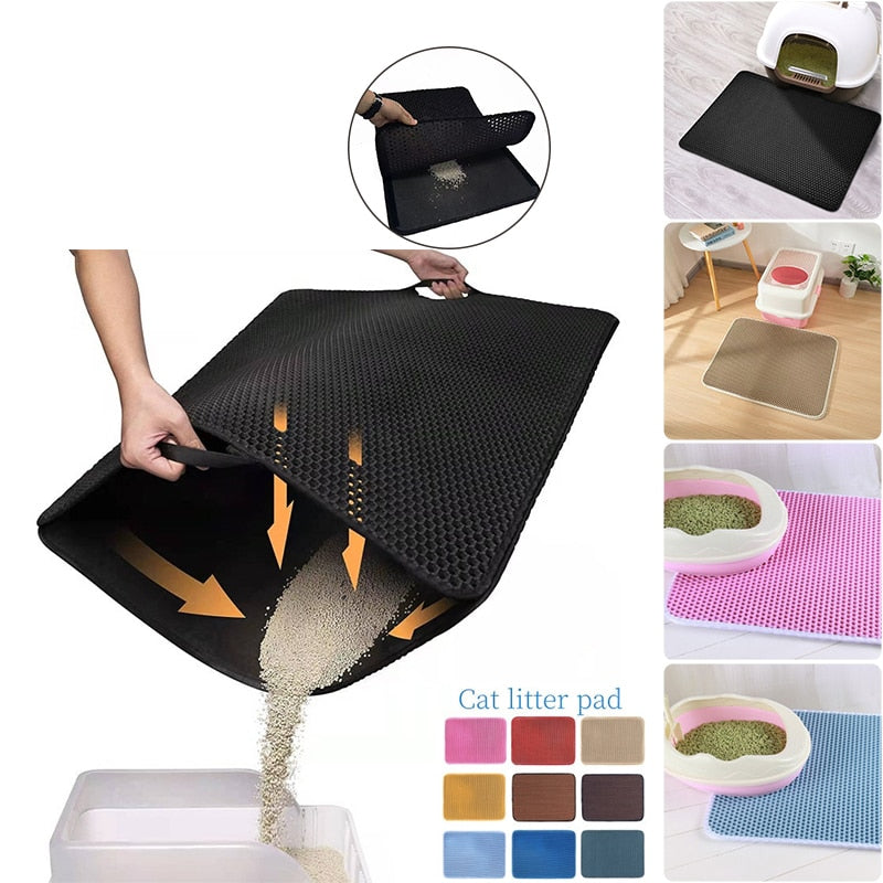 Cat Litter Pad Waterproof Non-slip Sand Basin Filter